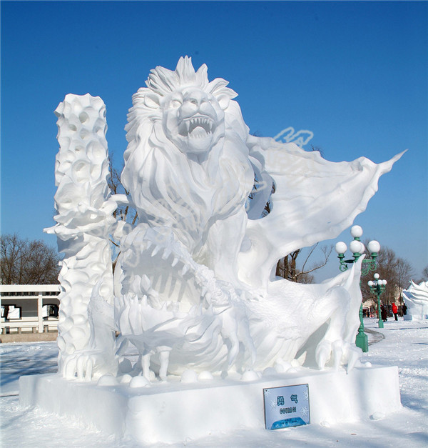 雪雕欣赏